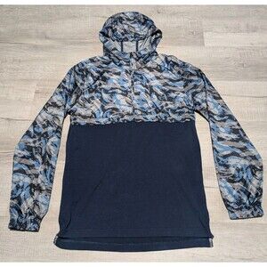 Under Armour Jacket Camo 1/2 Zip Pullover Lightweight Run Jog Men's Size Medium